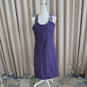 Athleta Purple Halter Dress